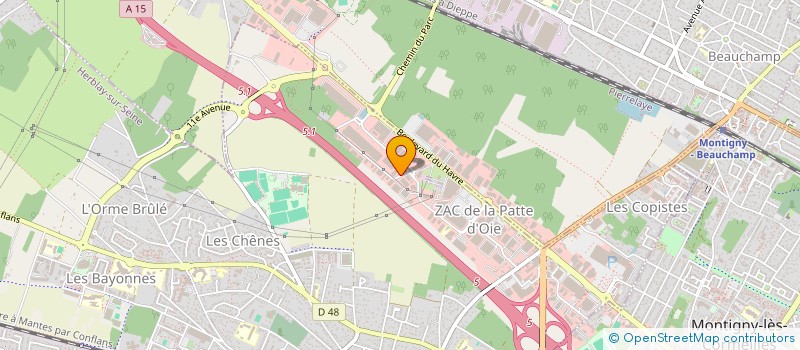 localisation de l'entreprise SCI SEMARD  HERBLAY-SUR-SEINE