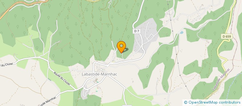 localisation de l'entreprise SCI SEMARD  LABASTIDE-MARNHAC