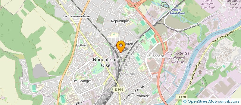 localisation de l'entreprise SCI SEMARD  NOGENT-SUR-OISE