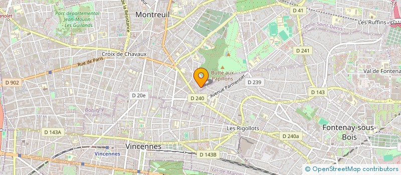 localisation de l'entreprise SCI SEMARD à MONTREUIL