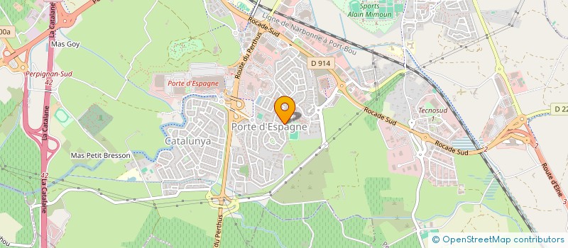localisation de l'entreprise SCI SEMART  PERPIGNAN