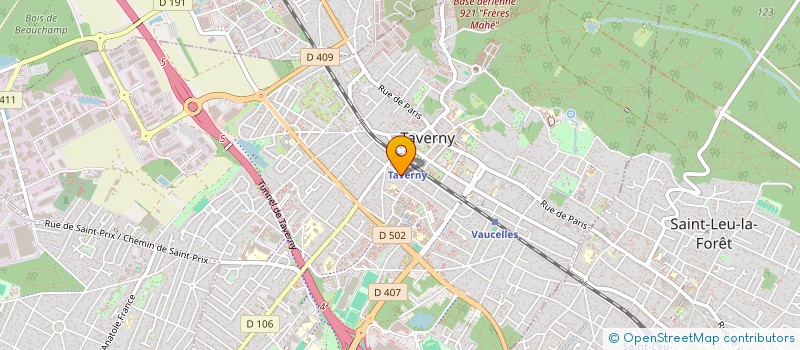 localisation de l'entreprise SCI SEMAVA  TAVERNY