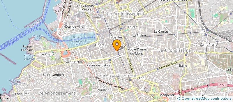 localisation de l'entreprise SCI SEMBAT 10 à MARSEILLE