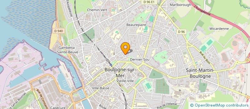 localisation de l'entreprise SCI SEMBAT à BOULOGNE-SUR-MER