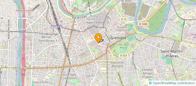 localisation de l'entreprise SCI SEMBAT  GRENOBLE