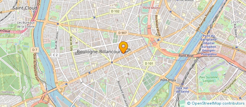 localisation de l'entreprise SCI SEMBAT-LANDRIN à BOULOGNE-BILLANCOURT