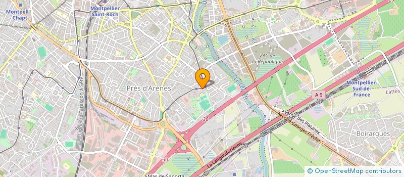 localisation de l'entreprise SCI SEMBEL à MONTPELLIER