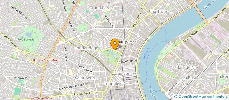 localisation de l'entreprise SCI SEMBL  BORDEAUX