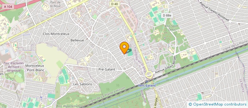 localisation de l'entreprise SCI SEMCALLAC à VILLEPINTE