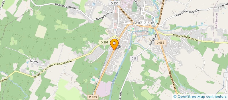 localisation de l'entreprise SCI SEMCHA  CASTELJALOUX