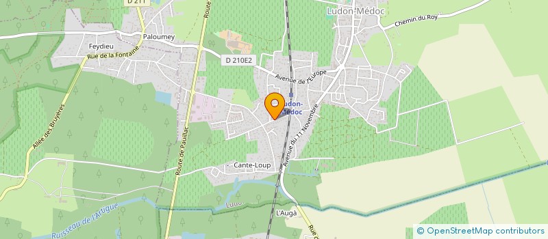 localisation de l'entreprise SCI SEMEAK  LUDON-MEDOC