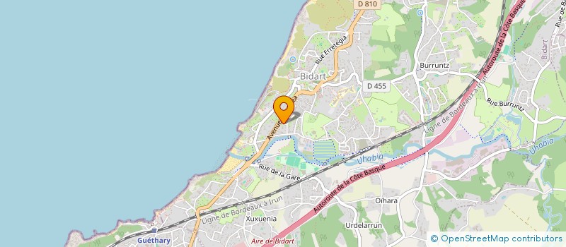 localisation de l'entreprise SCI SEMEAREKIN  BIDART