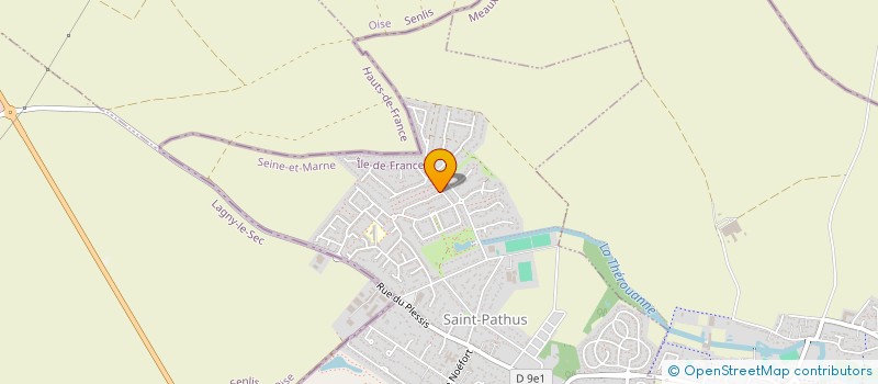 localisation de l'entreprise SCI SEMEDO  SAINT-PATHUS