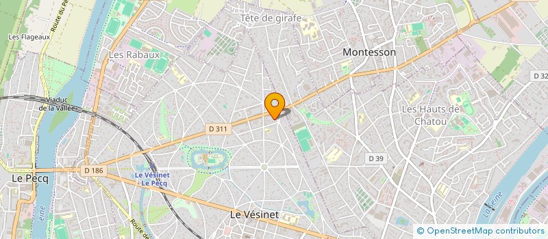 localisation de l'entreprise SCI SEMEI  LE VESINET