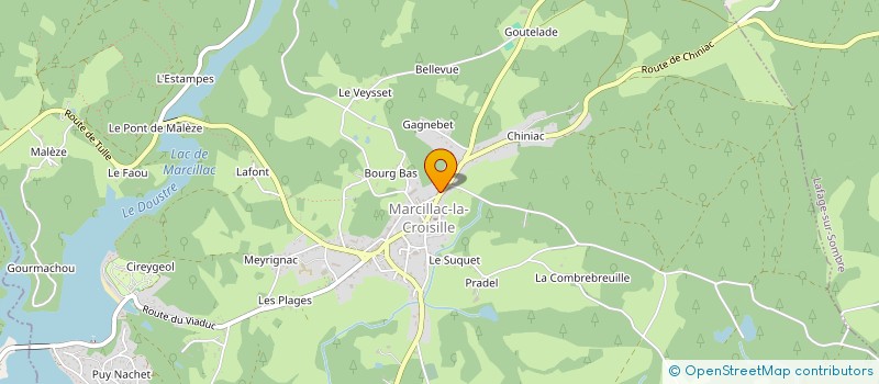 localisation de l'entreprise SCI SEMEILHON à MARCILLAC-LA-CROISILLE
