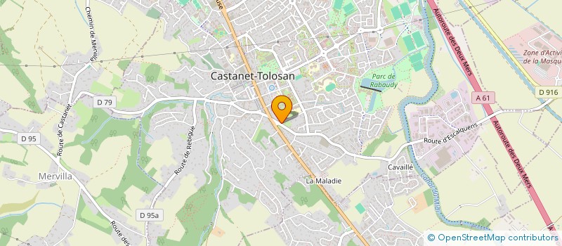 localisation de l'entreprise SCI SEMENOBREN à CASTANET TOLOSAN