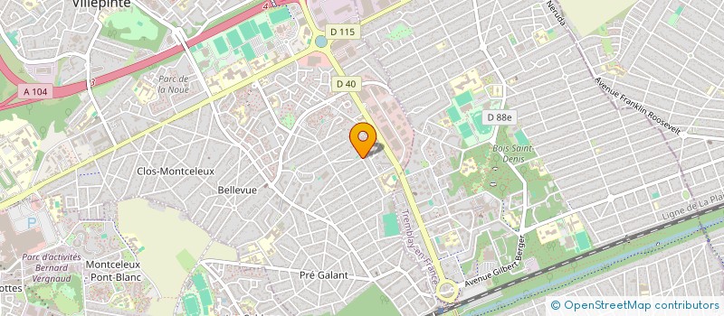 localisation de l'entreprise SCI SEMERKAND à VILLEPINTE