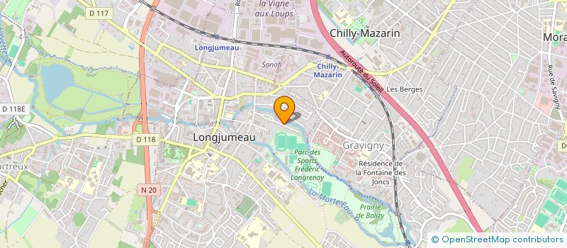 localisation de l'entreprise SCI SEMFRA  LONGJUMEAU