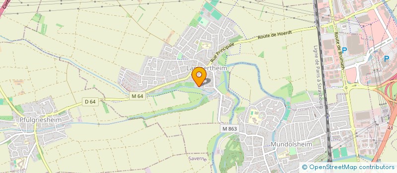 localisation de l'entreprise SCI SEMI  LAMPERTHEIM