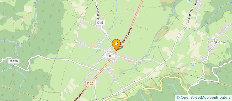 localisation de l'entreprise SCI SEMI  CIEUTAT