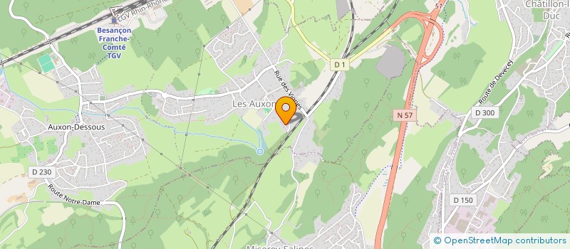 localisation de l'entreprise SCI SEMIA  LES AUXONS