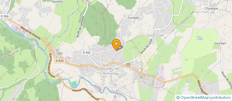 localisation de l'entreprise SCI SEMIH  BOULIEU-LES-ANNONAY