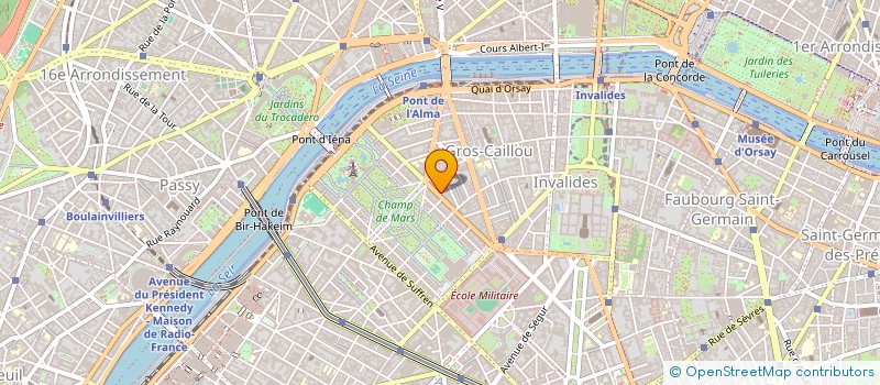 localisation de l'entreprise SCI SEMIKAEL  PARIS