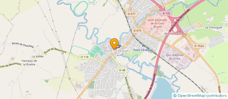 localisation de l'entreprise SCI SEMIRE  PONT L'EVEQUE