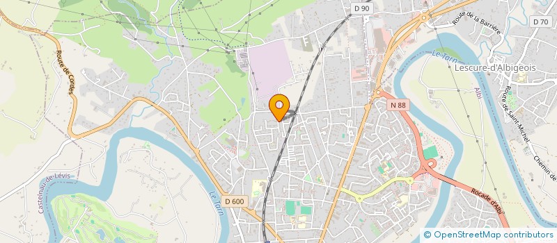 localisation de l'entreprise SCI SEMJ à ALBI