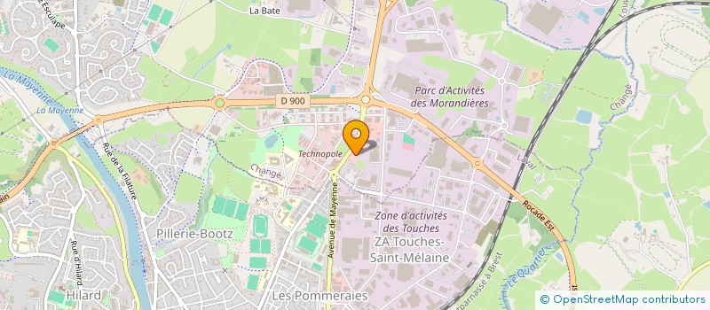 localisation de l'entreprise SCI SEMJ  CHANGE