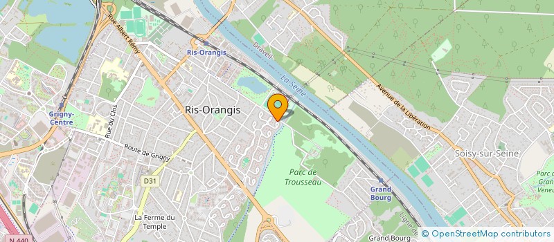 localisation de l'entreprise SCI SEMM à RIS-ORANGIS