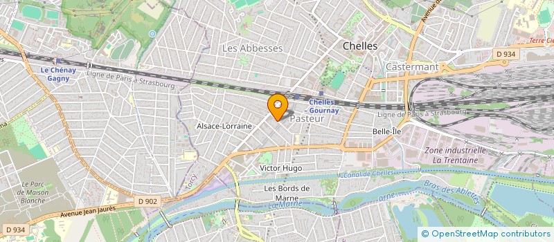 localisation de l'entreprise SCI SEMMADON  CHELLES