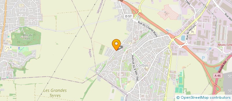 localisation de l'entreprise SCI SEMNOZ à CORBAS