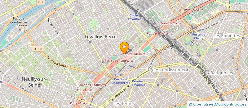 localisation de l'entreprise SCI SEMPITERNUS - OUBLIE LONGFORT à LEVALLOIS-PERRET