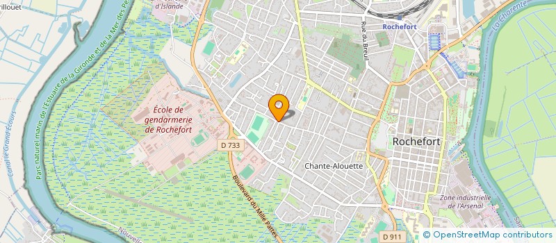 localisation de l'entreprise SCI SEMRANI JSK  ROCHEFORT