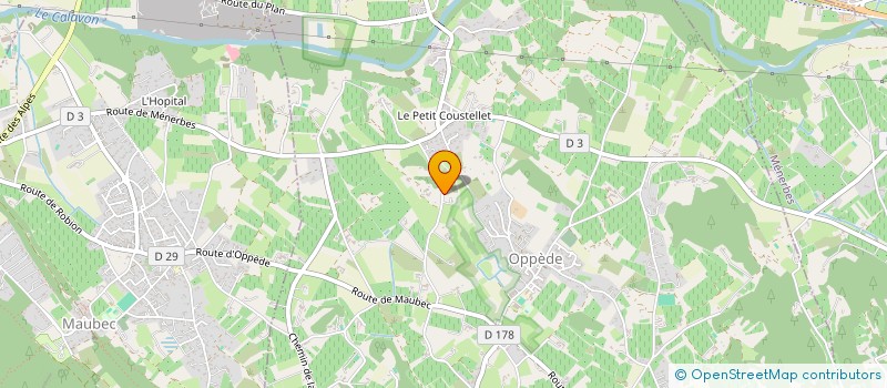 localisation de l'entreprise SCI SEN  OPPEDE