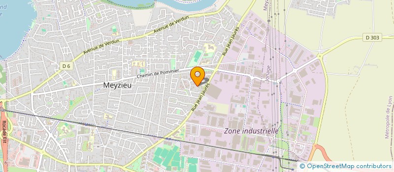 localisation de l'entreprise SCI SENA 19  MEYZIEU