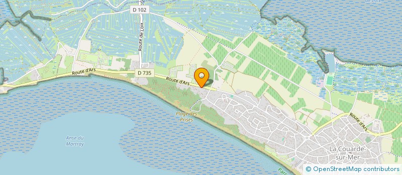 localisation de l'entreprise SCI SENAC  LA COUARDE SUR MER