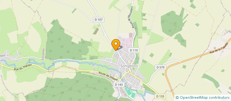 localisation de l'entreprise SCI SENAGARA  SONGEONS