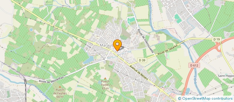 localisation de l'entreprise SCI SENALP 2  MARAUSSAN