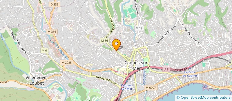 localisation de l'entreprise SCI SENAMI à CAGNES-SUR-MER