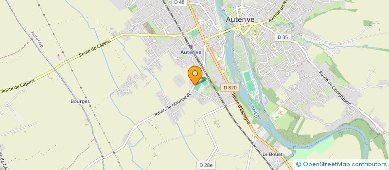 localisation de l'entreprise SCI SENAN  AUTERIVE