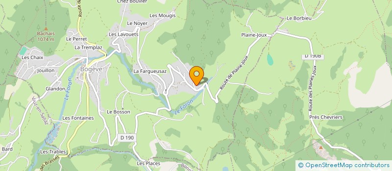 localisation de l'entreprise SCI SENATORE & CO  BOGEVE