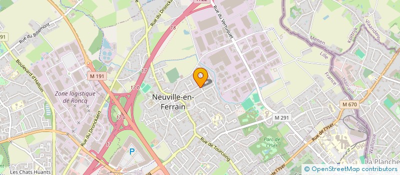 localisation de l'entreprise SCI SENAVE à NEUVILLE-EN-FERRAIN