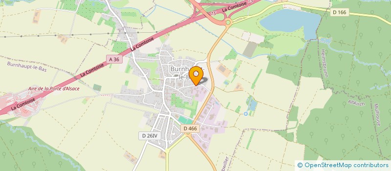 localisation de l'entreprise SCI SENDER  BURNHAUPT-LE-BAS