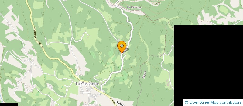 localisation de l'entreprise SCI SENDETS  LA CASSAGNE