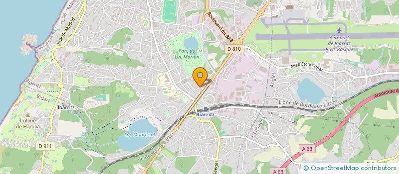 localisation de l'entreprise SCI SENDIA  ARCANGUES