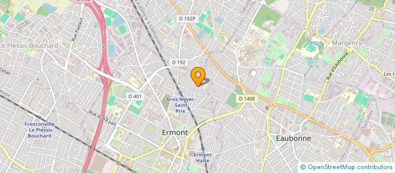 localisation de l'entreprise SCI SENECHAL à ERMONT