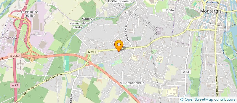 localisation de l'entreprise SCI SENEE à VILLEMANDEUR