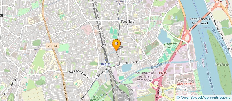 localisation de l'entreprise SCI SENEMA à BEGLES
